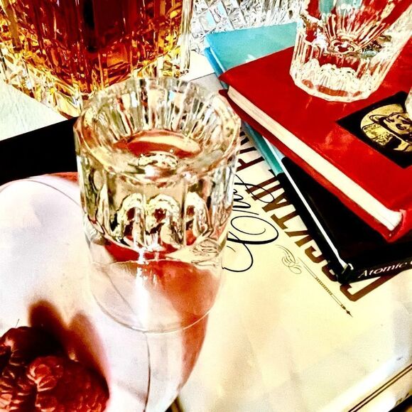 ♥️ 6 vintage mid century thick heavyweight shot glasses,  PRICE FIRM. - Picture 15 of 17